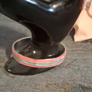 Pink and Blue Bangle Bracelet